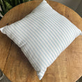 Load image into Gallery viewer, Blue Ticking Stripe Pillow
