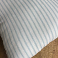 Load image into Gallery viewer, Blue Ticking Stripe Pillow
