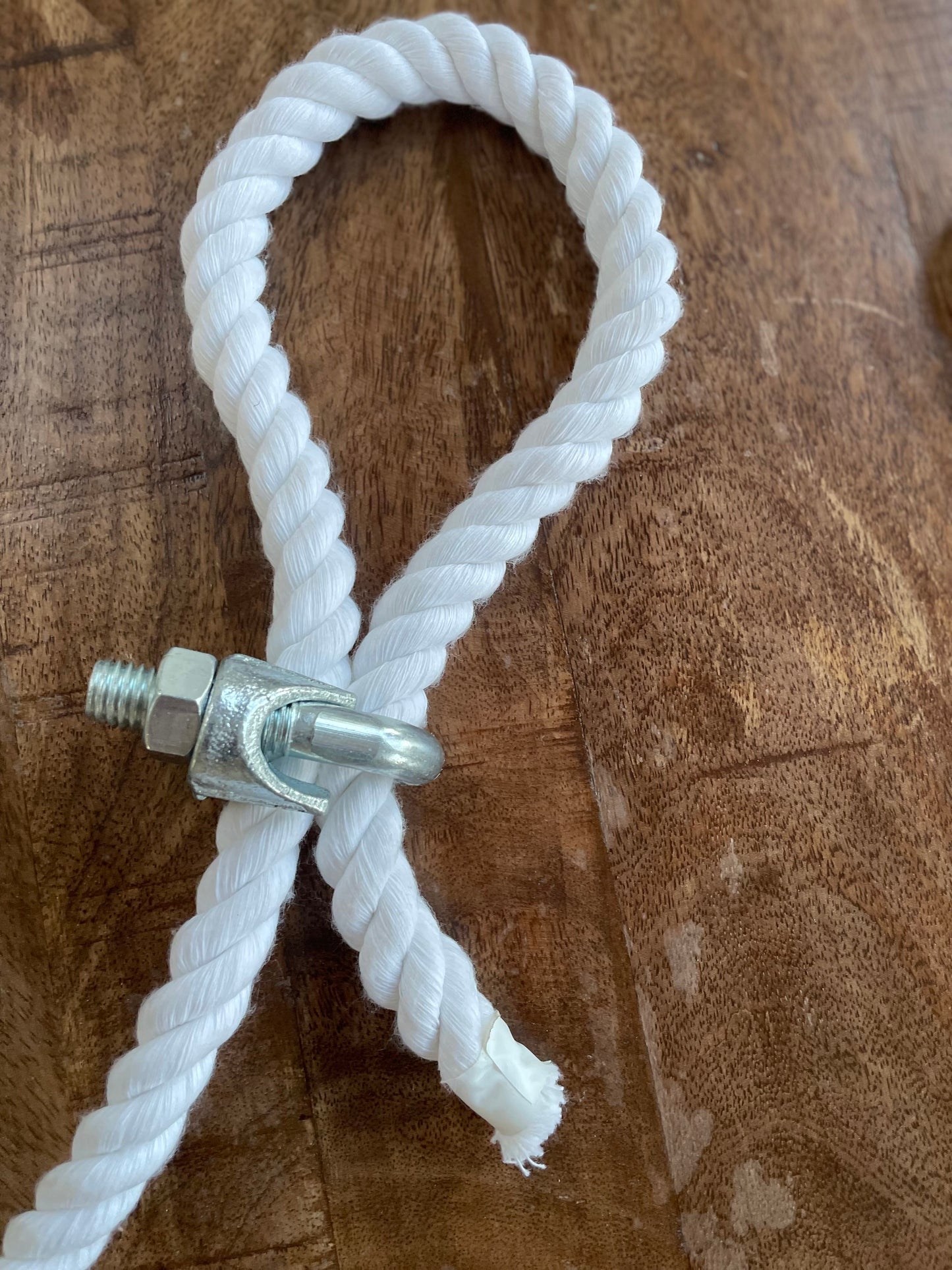 Rope Clamp for Wood Bench Swings