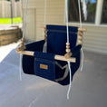 Load image into Gallery viewer, *Seconds* Premium Outdoor High Back Swing Navy- April Clearance
