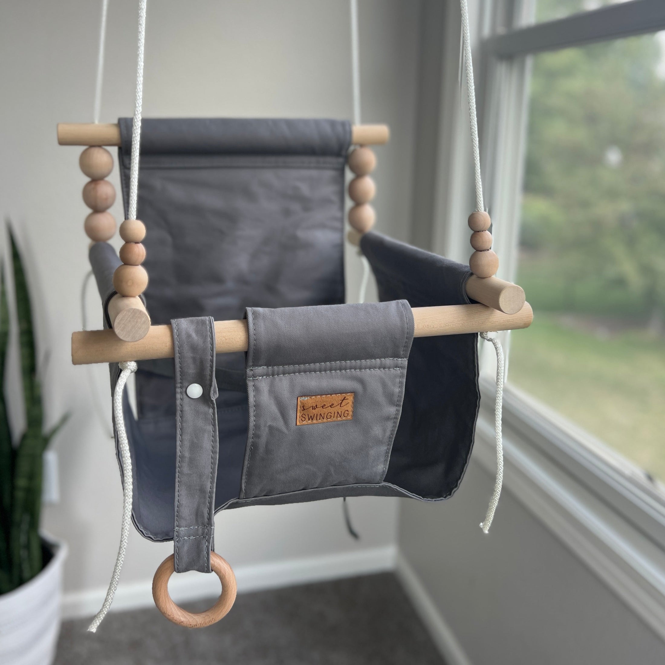 (gray - indoor) solid color, neutral swing