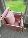 Load image into Gallery viewer, Deluxe Indoor High Back Swing Bundle-Pink
