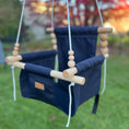 Load image into Gallery viewer, Premium Outdoor High Back Swing Navy
