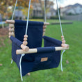 Load image into Gallery viewer, Premium Outdoor High Back Swing Navy

