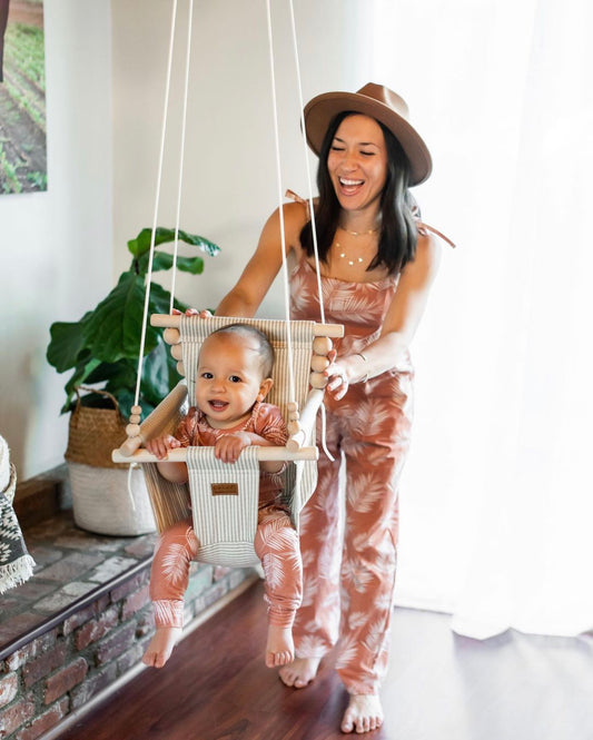 Modern, Minimalist Swings for Babies and Beyond – Sweet Swinging