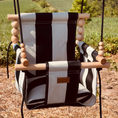 Load image into Gallery viewer, On The Go Bundle- Outdoor Wide Cream and Black Stripe
