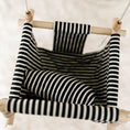 Load image into Gallery viewer, classic black and white stripe hb
