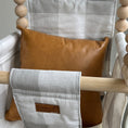 Load image into Gallery viewer, Indoor Caramel Leather Pillow

